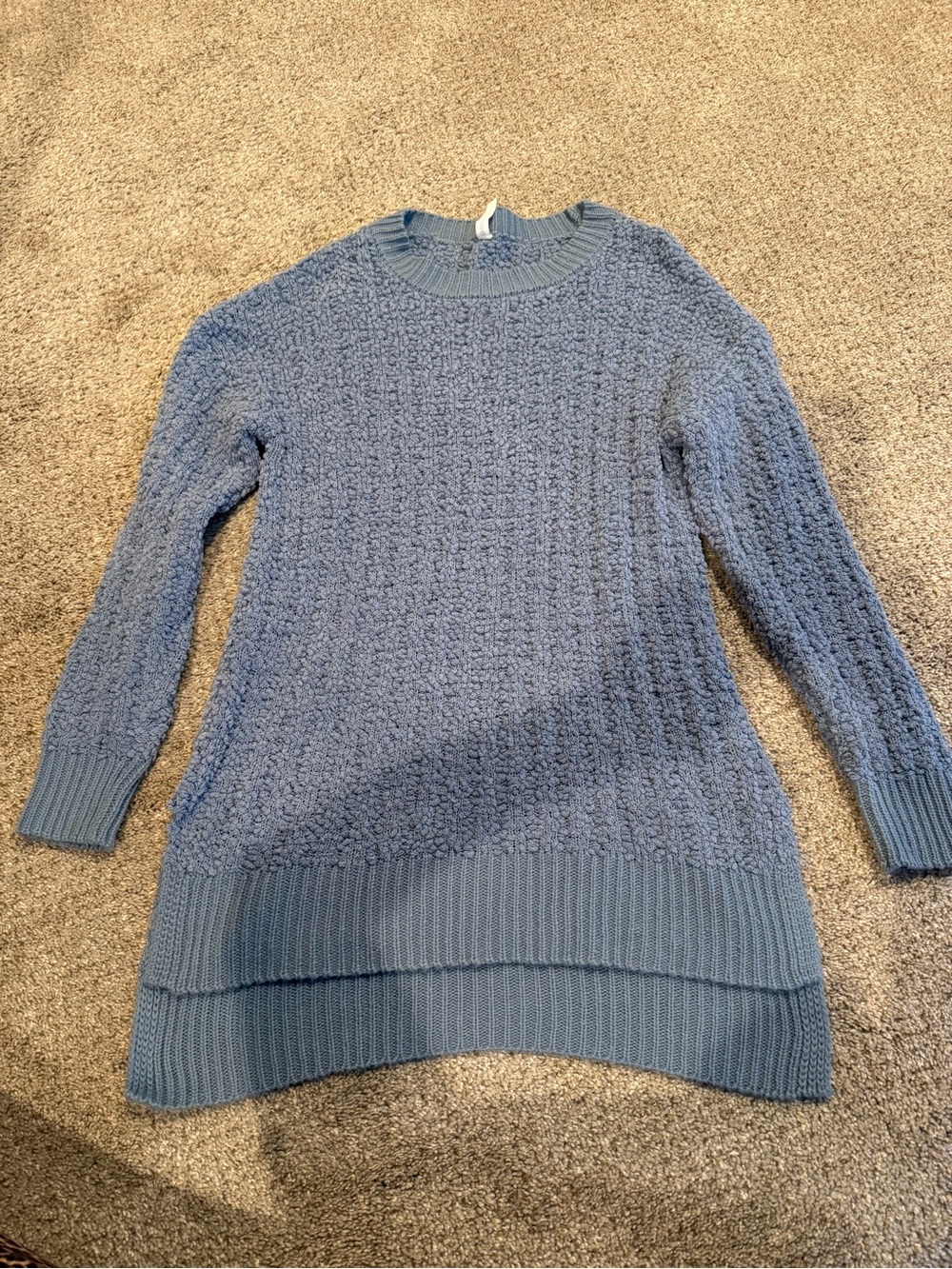 Zenana Outfitters Women’s Chunky Crewneck Sweater in Gray